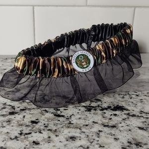 NWT David's Bridal Camo Army Garter Belt